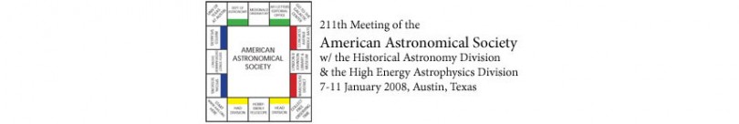The 211th AAS meeting was held 7-11 January 2008 in Austin, TX.